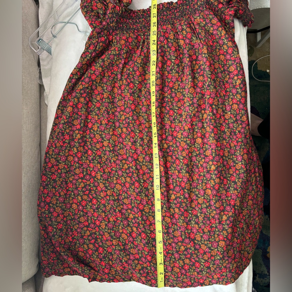 American Eagle flowered smocked knit minidress, size L. - Picture 5 of 6